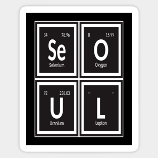 Seoul City | Periodic Table Sticker